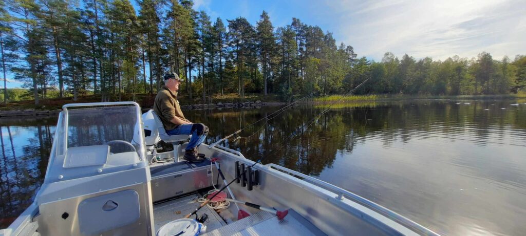 Boat Fishing Lake Sweden